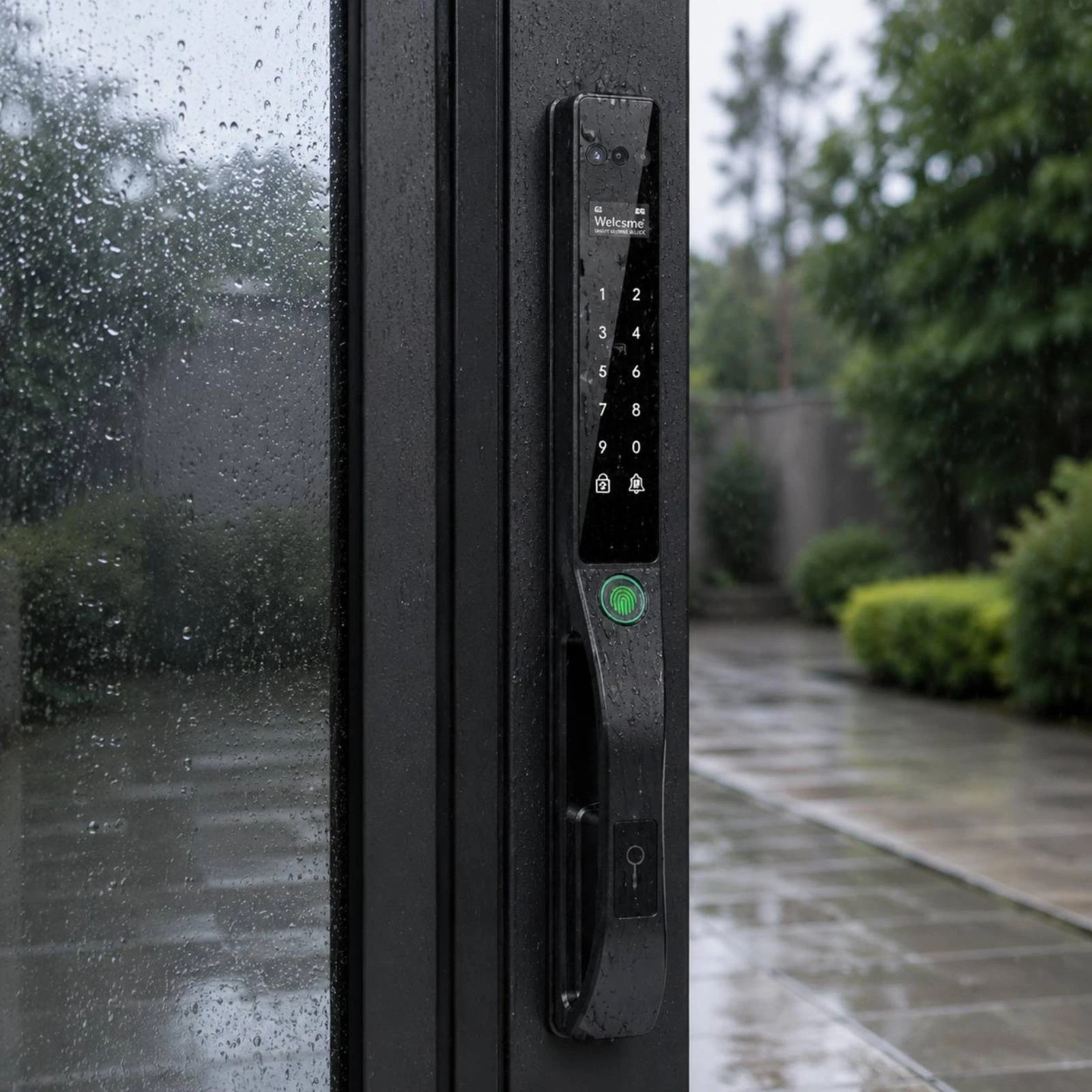 

Aluminum Alloy Sliding Lock Temporary Entry Codes Home Security for Yard
