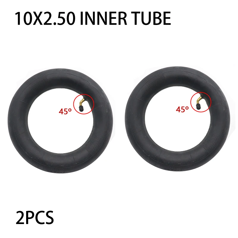 2 PCS 10X2.50 Inner Tube Tire 10 Inch Camera for Kaabo Mantis 10 / Kugoo M4 Pro G1 Inokim Oxo Wheel Electric Scooters Parts