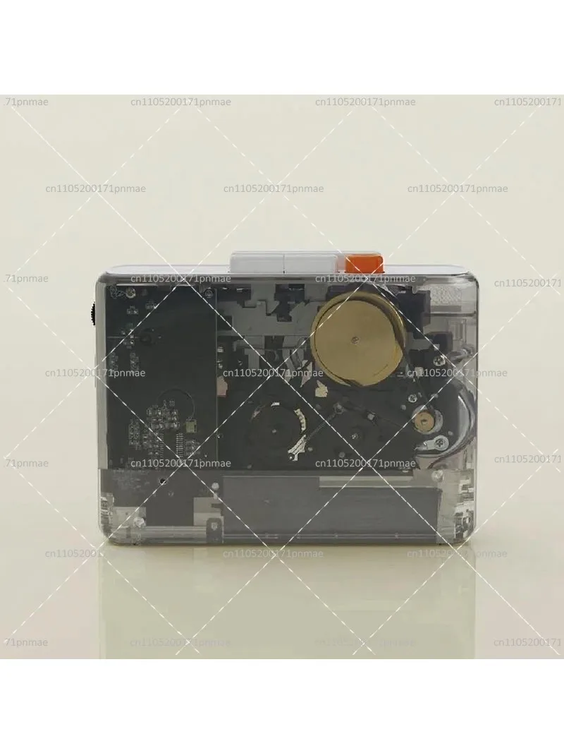 Retro Stereo Cassette Player Bluetooth Portable Transparent Shell Walkman Single Player