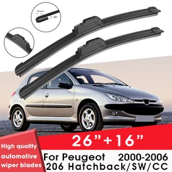 Car Wiper Blade Blades For Peugeot 206 Hatchback/SW/CC 2000-2006 26