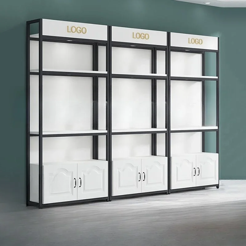 Cosmetics product display cabinet shelf display cabinet free combination supermarket  floor-to-ceiling