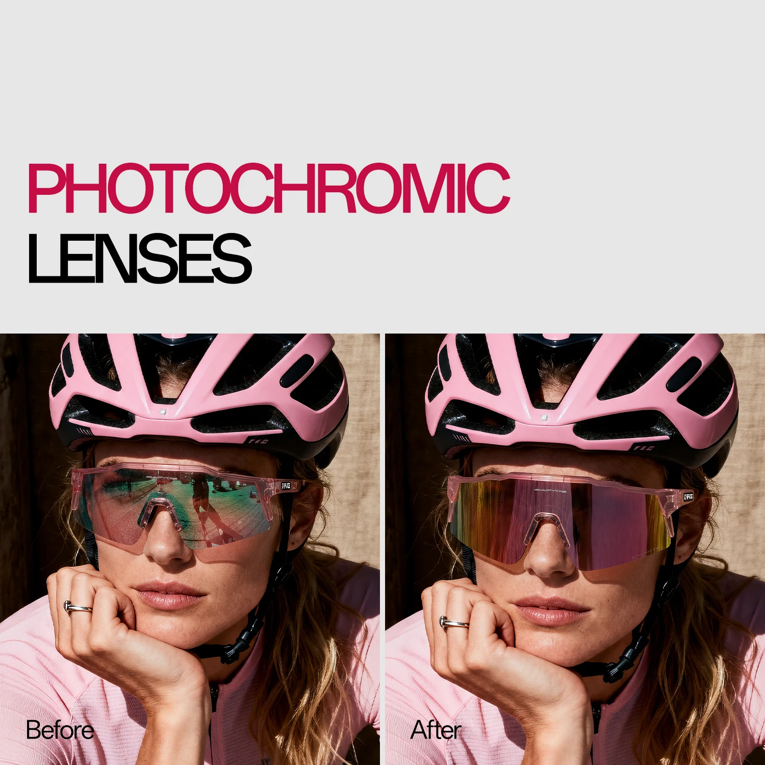 Kapvoe fotocromático ciclismo óculos de sol feminino moda bicicleta óculos de equitação ao ar livre esportes mtb bicicleta novo