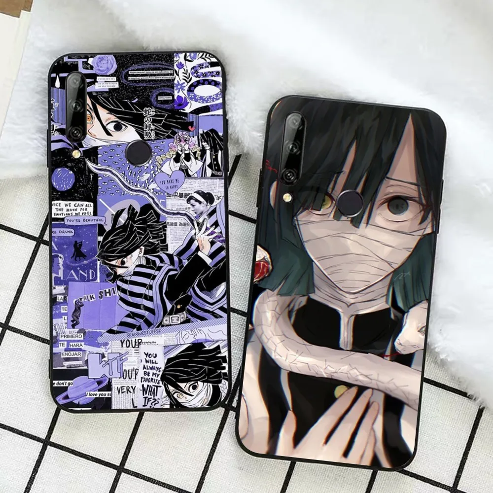 Obanai Iguro Kimetsu no Yaiba anime Phone Case For Huawei Honor 10 lite 9 20 7A 9X 30 50 60 70 pro plus Soft Silicone Cover