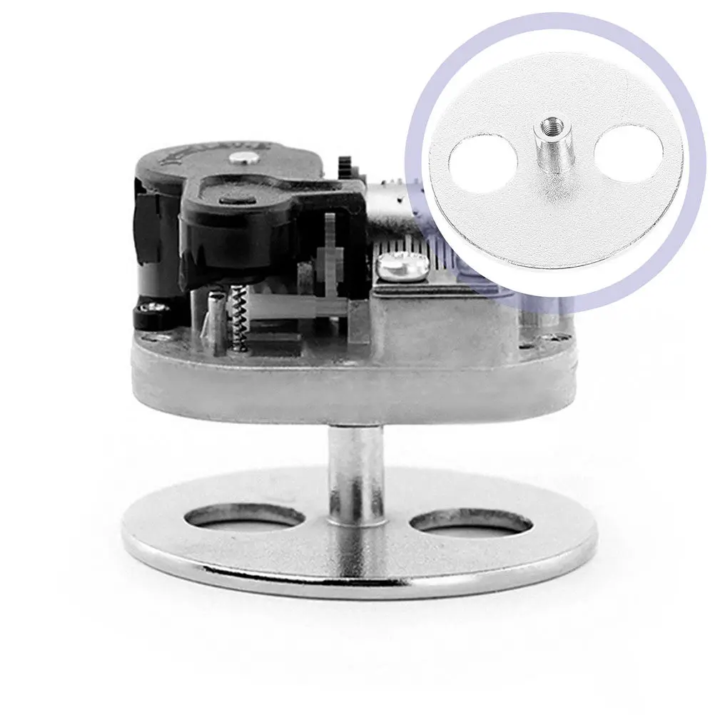3Pcs Music Box DIY Accessories Winding Key Metal Disc Round Base for Repair Assembly Tuning Control Smooth Operation Stable
