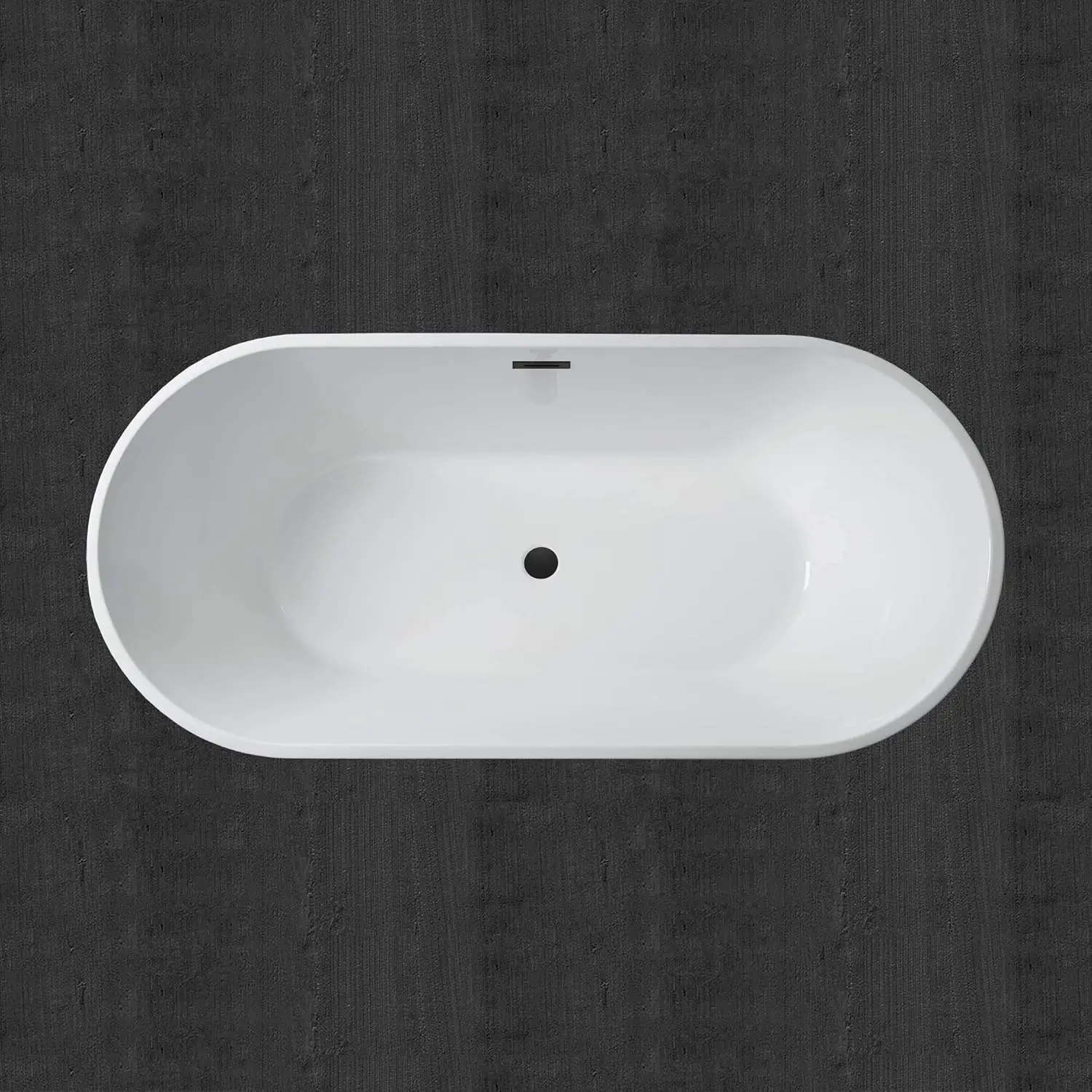 MB-Drain &O Bathtub, Matte Black