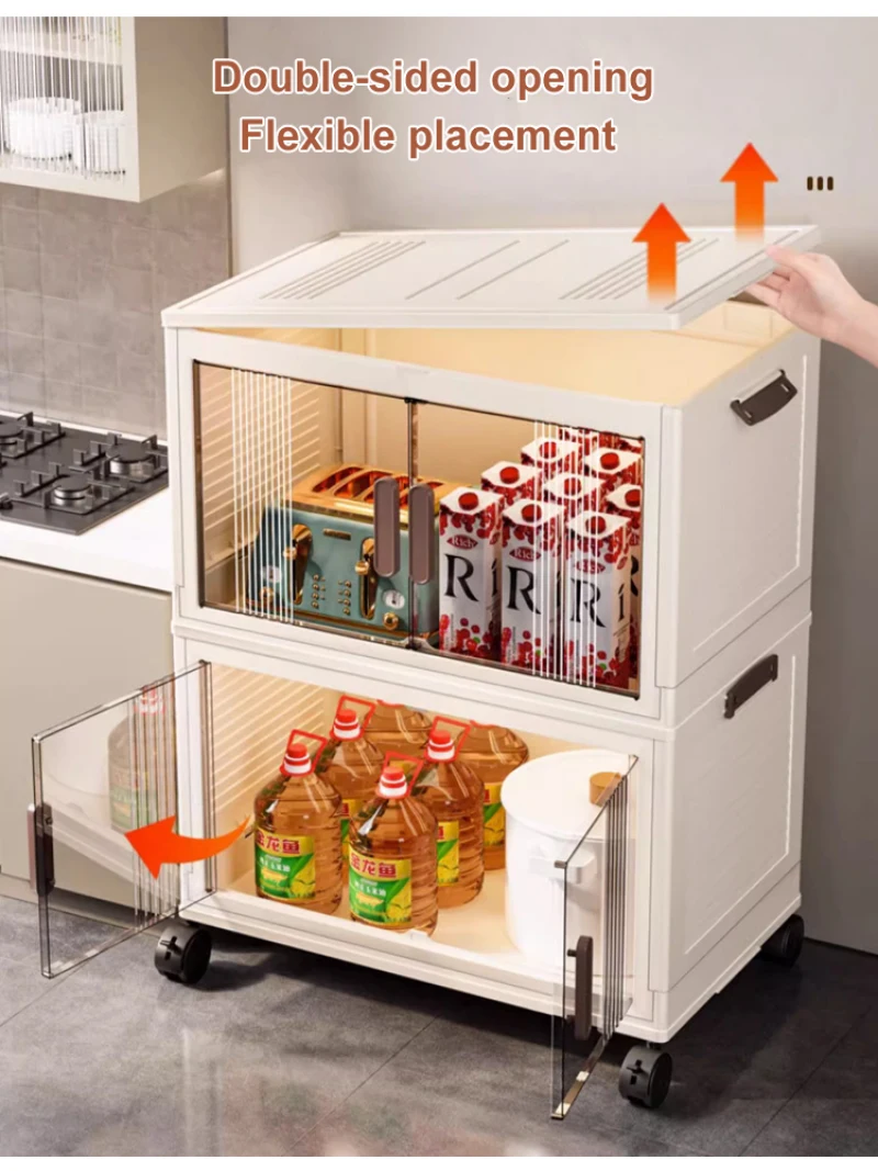 Highlooking multilayer living room clothing storage box books snacks and milk powder cabinet