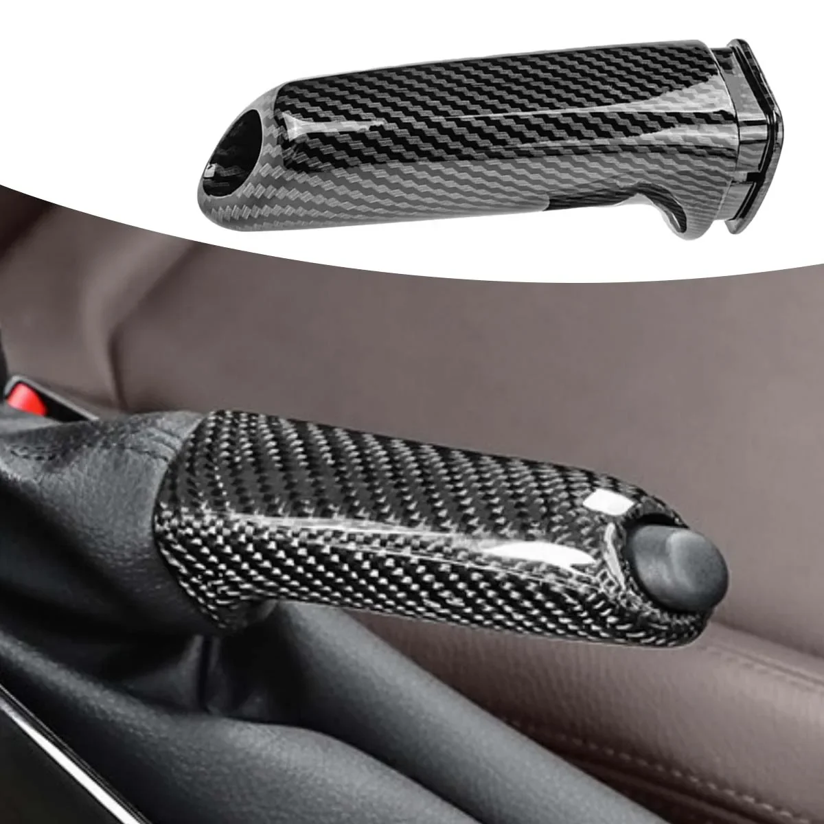 ABS Car Handbrake Grips Protective Cover Fit for BMW 1 2 3 4 Series GT E46 E90 E92 E60 E39 F30 F10 F20 Interior Accessories