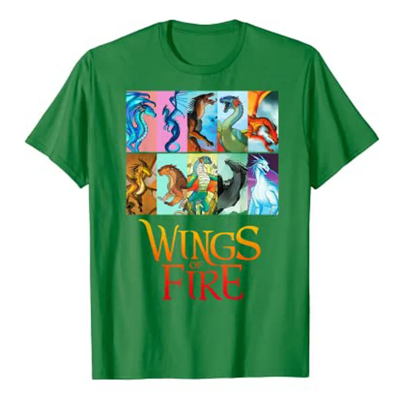 Vintage Wings of Fire - All Together Gift for Men Women Kids T-Shirt Funny Dragon Tee Tops Novelty Gifts Short Sleeve Apparel