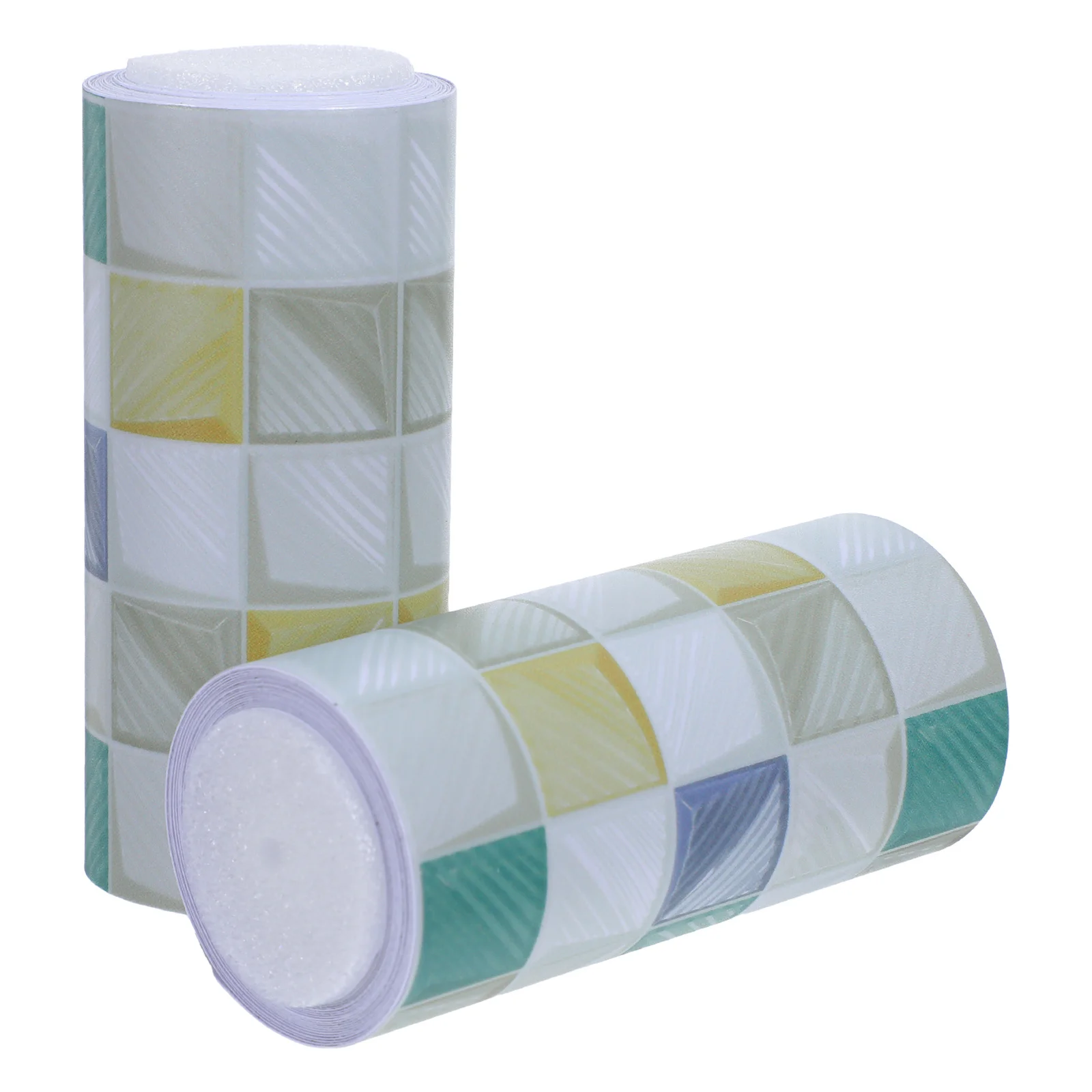 

2pcs 2 Rolls Checked Bulletin Board Borders Self-Adhesive Pvc Chalkboard Wall Sticker For Classroom School Office Peel Stick