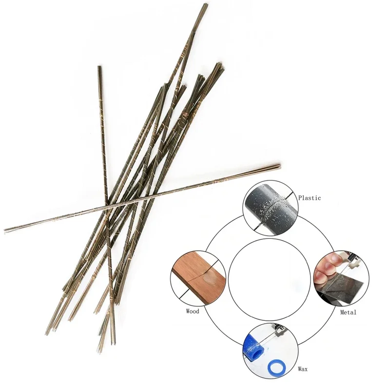 1/12 قطعة-144 قطعة/دفعة المعادن قطع تركيبات شفرة/صندوق معالجة المجوهرات شفرة المنشار اليد النجارة أدوات يدوية لغز شفرة