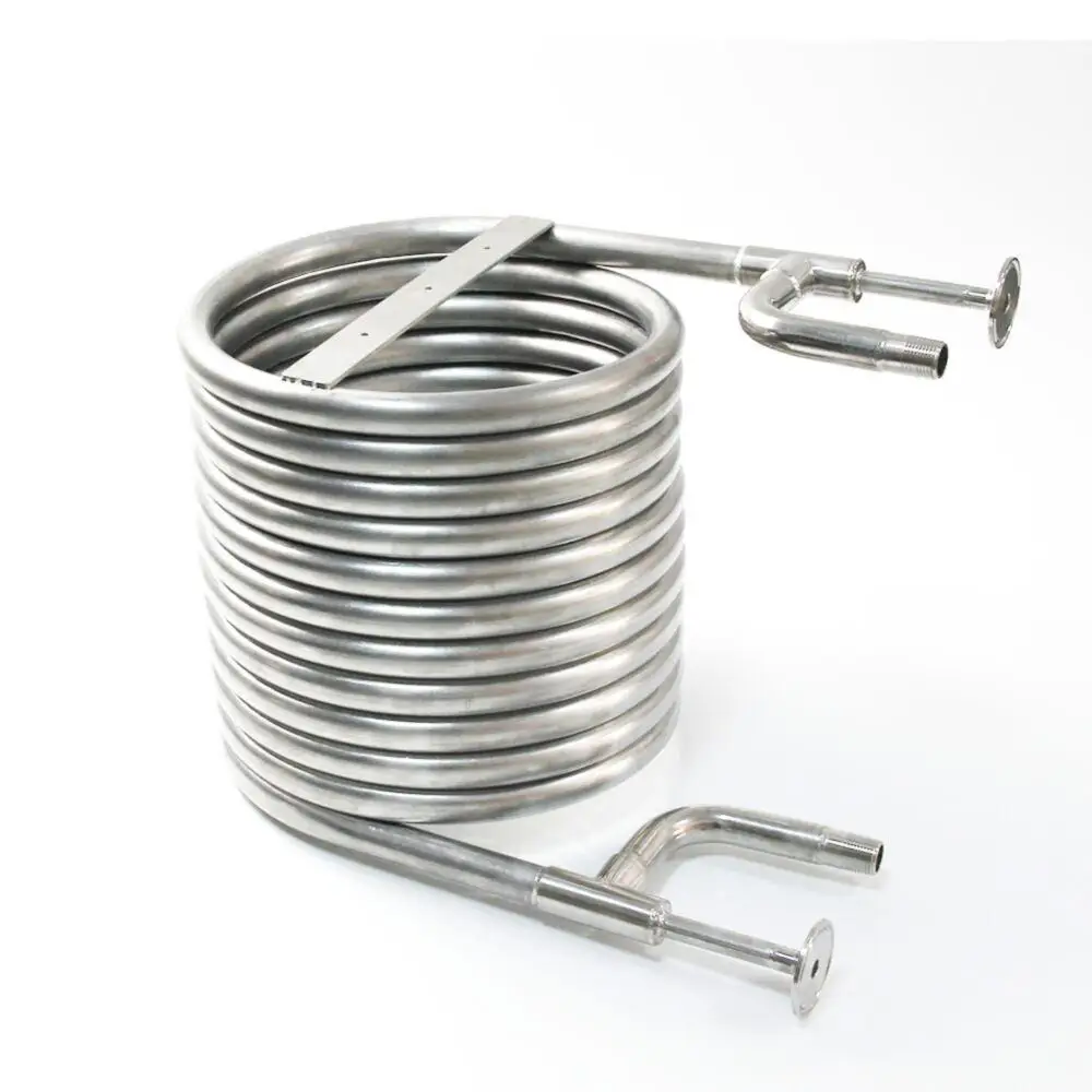 Wort Cooling Countercurrent Spiral Coil 304 Stainless Steel Brewing Beer Cooling Equipment
