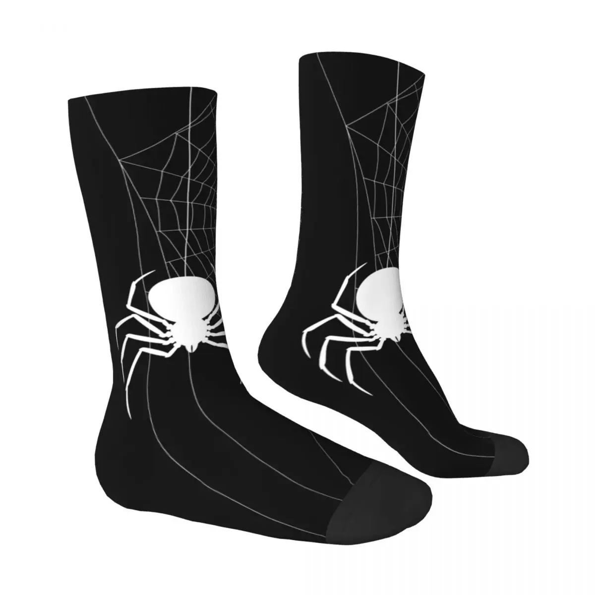 Meias de aranha de viúva negra design meias vintage meias antiderrapantes de inverno meias macias ao ar livre masculinas