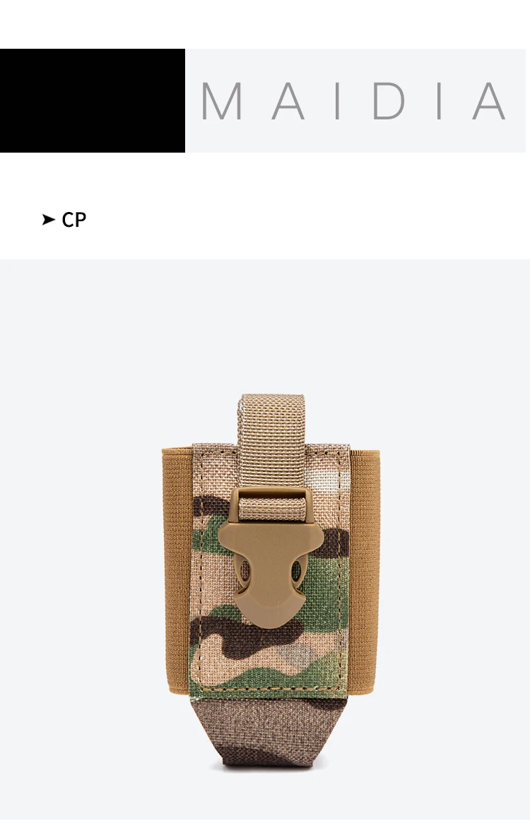 Taktische Einzel-Flashbang-Tasche Werkzeugtasche Rauchbeutel Molle Zubehör-Pack Kampfgürtel Jagd Airsoft Ausrüstungszubehör – Detail 11