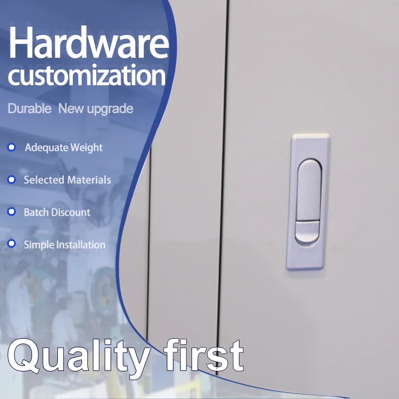 

Zinc Alloy Flat Lock for Electrical & Distribution Box Doors Industrial Equipment Cabinet Grade Aluminum Zinc Material