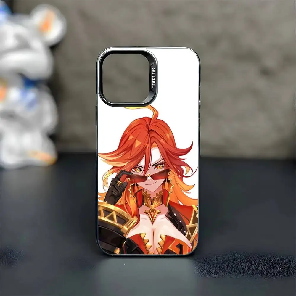 เคสโทรศัพท์ Game L-Limbus สำหรับ iPhone17,16,15,14,13,12,11 Plus,Pro Max สีดำด้าน ป้องกันการกระแทก