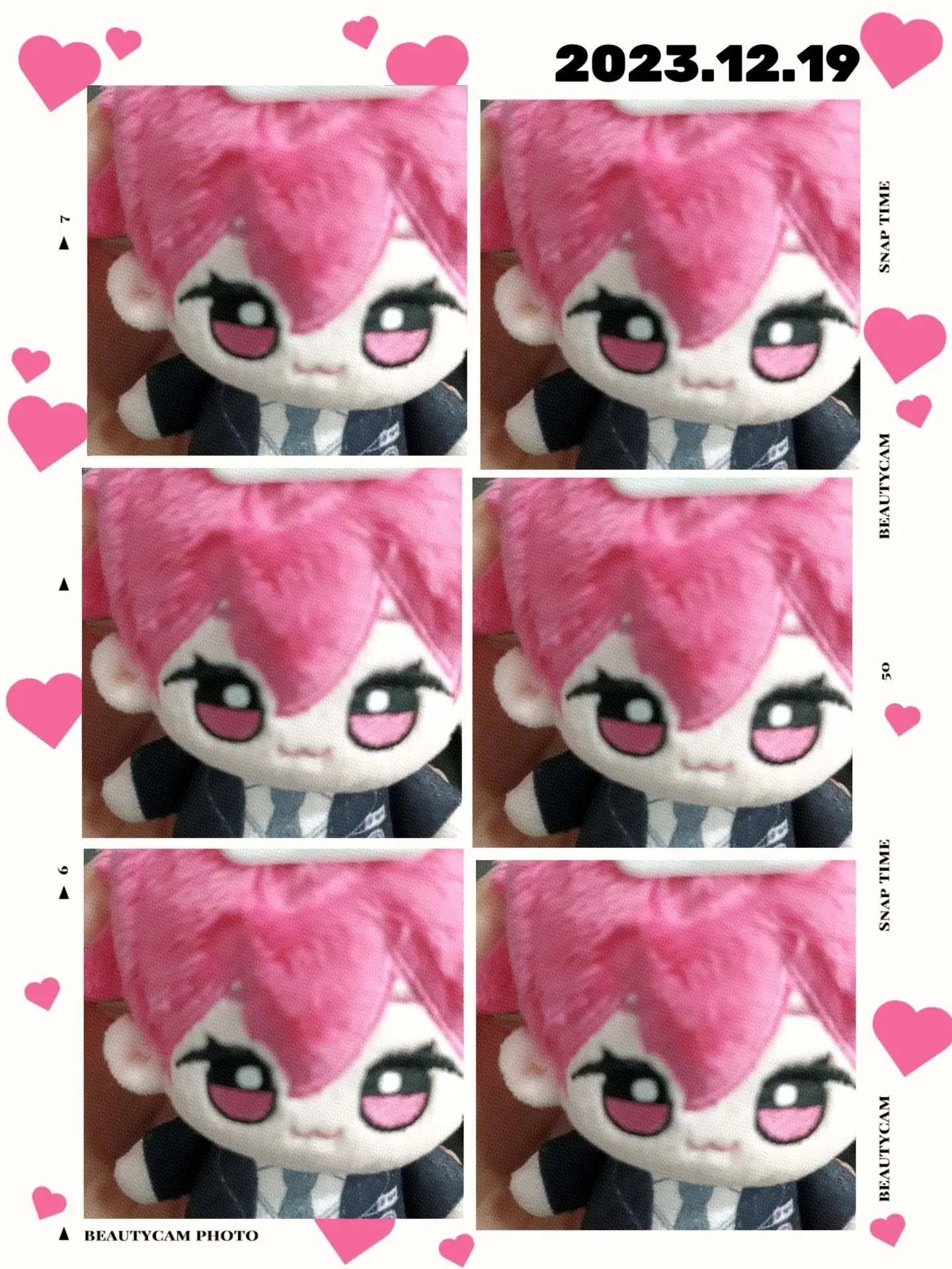 2024 New Pre-sale Plave Bamby 10cm Cartoon Cotton Doll Naked Cotton Dolls Cosplay Es Plush Toys Doll Pillows Pendant