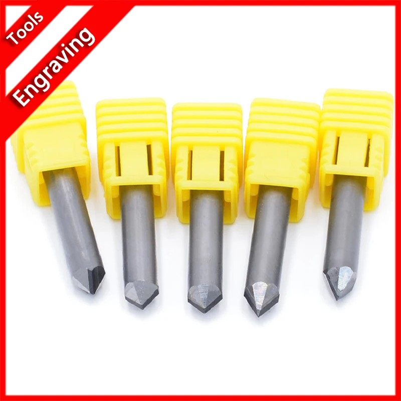 

10mm CNC Engraving Machine Tool PCD Stone Carving Knife Tombstone Marble Granite Engraving Diamond Hexagonal Knife