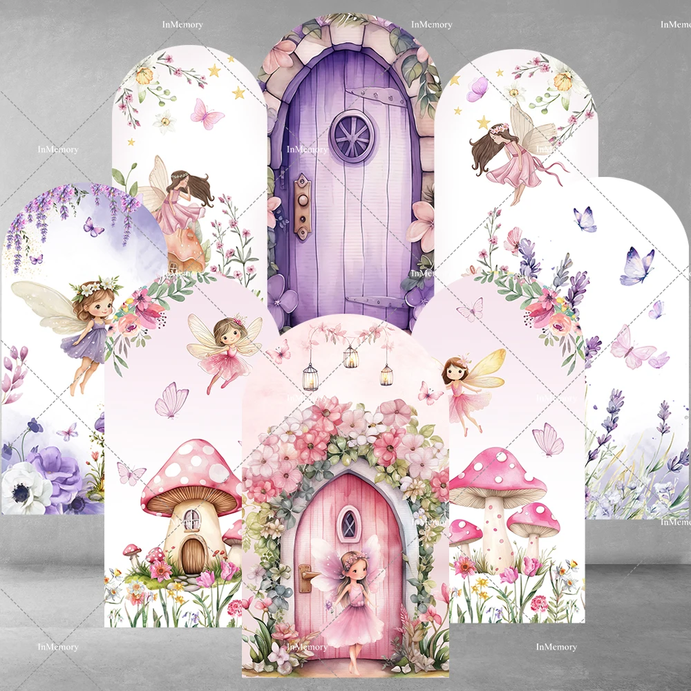 Fairy Girl 1st Birthday Party Arch Backdrop Spring Garden Pi
