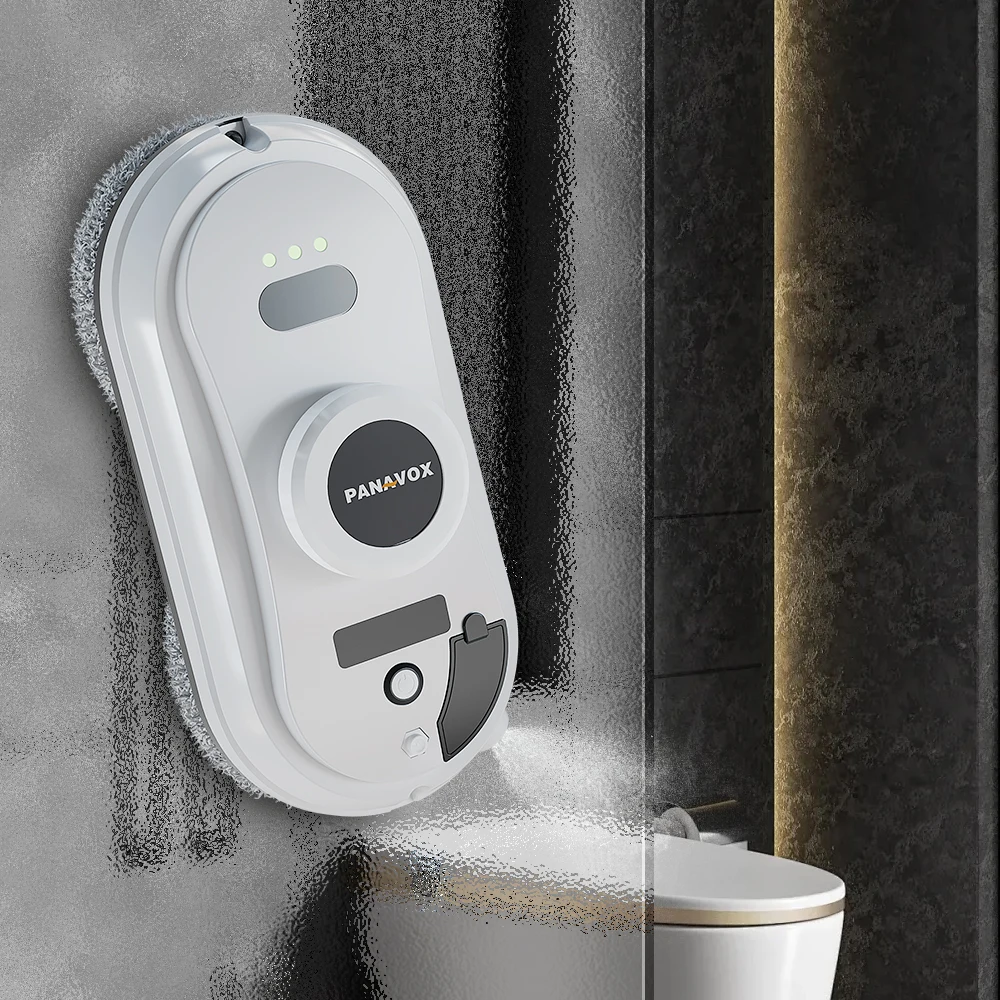 Electric Windows Cleaner Automatic Glass Window Cleaning Robot With Water Spraying