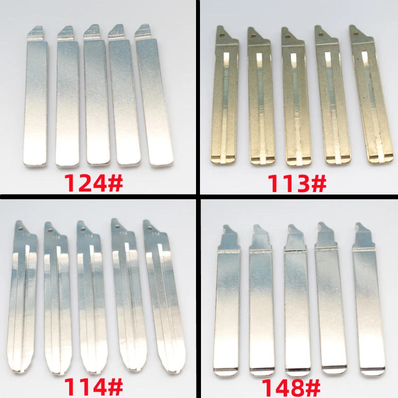 

FLYBETTTER OEM 50 шт. TOY43 TOY48 оригинальный металлический пустой необрезанный дистанционный ключ для Toyota Camry Crown Reiz Corolla