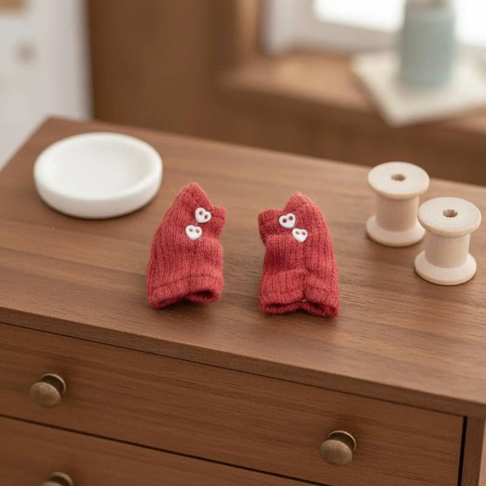 Soft Cloth Doll Socks Stylish Cutout Leg Warmers Collectible Doll Clothing for Blythe Miniature Bjd Ob