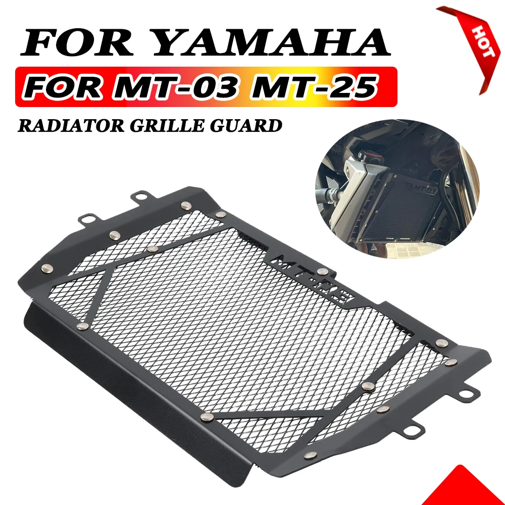 For Yamaha MT03 2015 - 2023 MT25 MT-03 MT-25 MT 03 25 FZ03 Motorcycle Accessories Radiator Guard Grille Grill Cover Protector