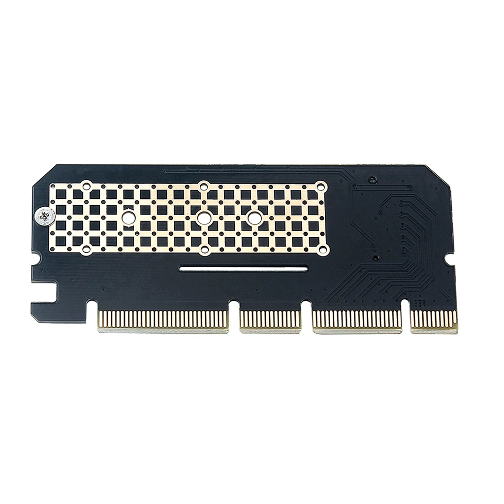 M2 Nvme SSD to PCI E 3.0 Expansion Card Converter 16X Slot Adapter for Desktop Motherboard Upgrades