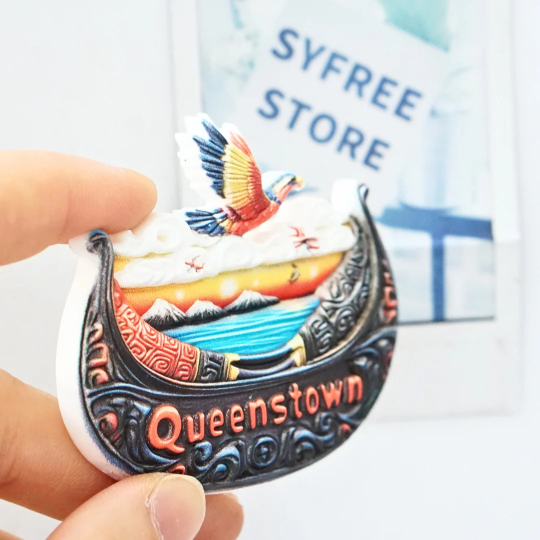 مغناطيس الثلاجة النيوزيلندية، مغناطيس الثلاجة كوينستاون، مغناطيس ديكور، ديكور المنزل، تذكار السفر