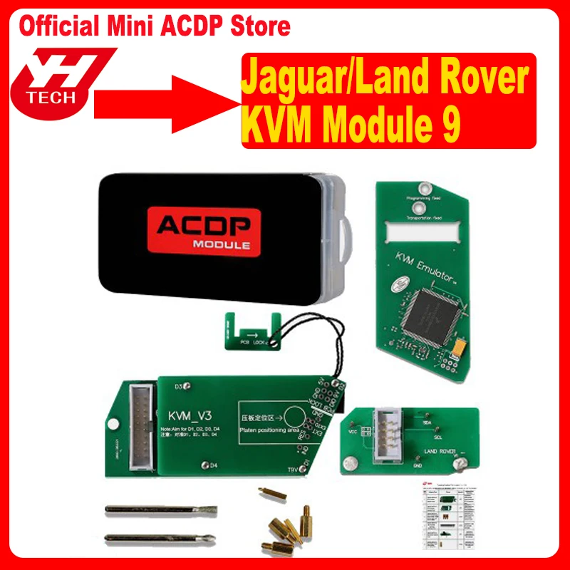 Yanhua Mini ACDP Module 9 For Jaguar/Land Rover KVM Module Support Adding key & All Key Lost and Key Refresh with License A700