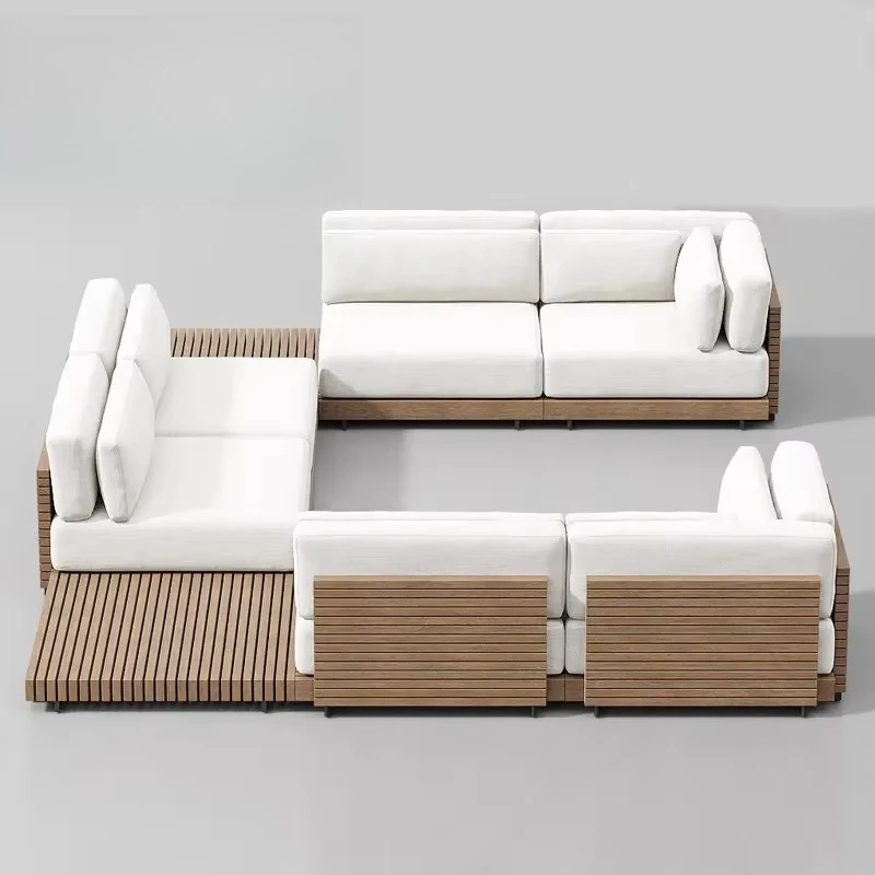 

Teak Outdoor Furniture Set Sofa Hotel Furniture Teak Garden Sofa