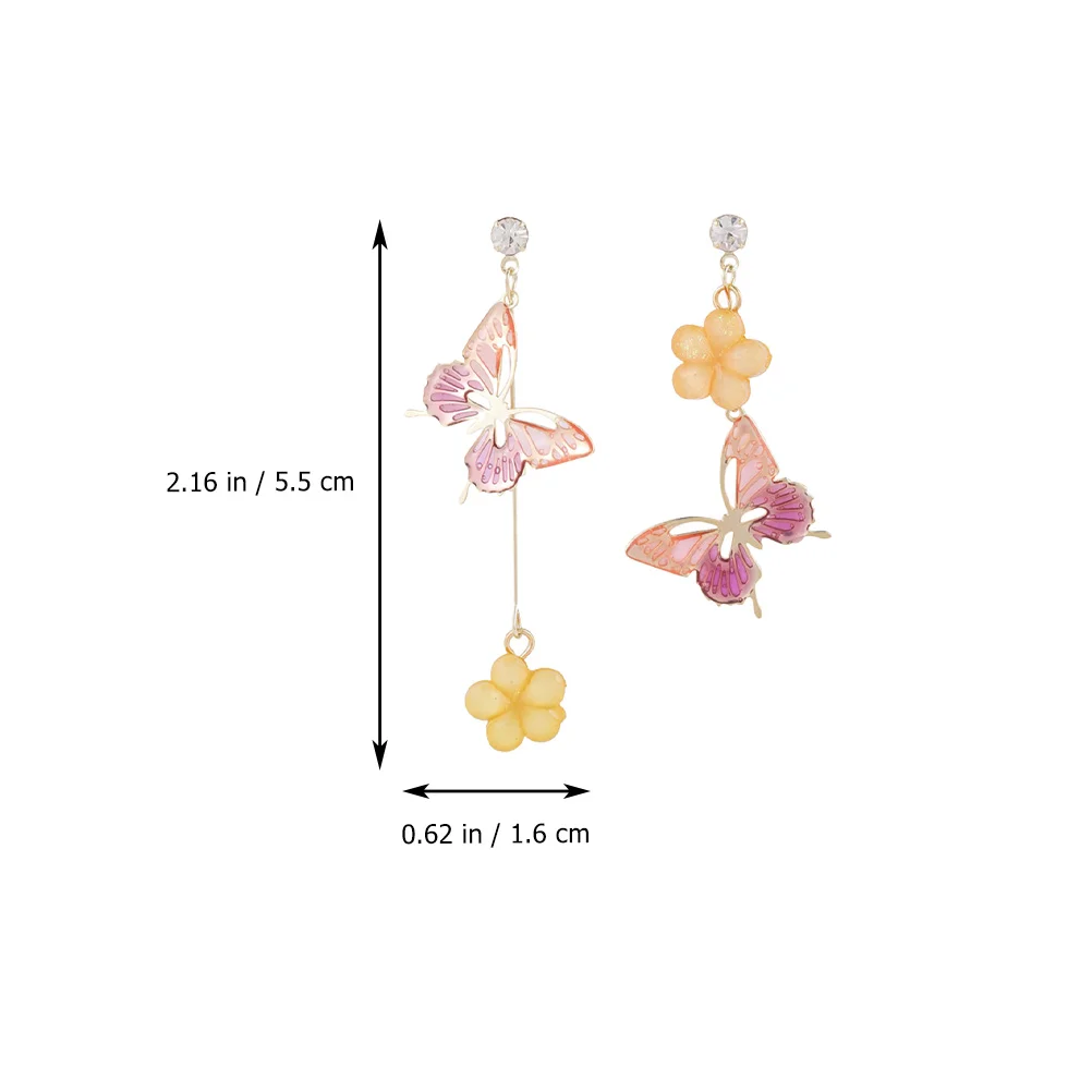

Flower Earrings Danglers Fashion Alloy Wedding Party Women Earrings Accessories Chic Ear Pendants Attractive Crowd