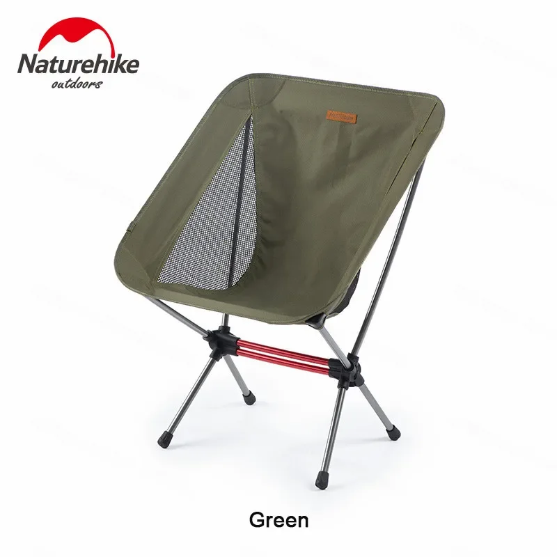 

Naturehike yl08 outdoor folding chairs recreational beach Camping Fishing Aluminum Alloy Moon Chair