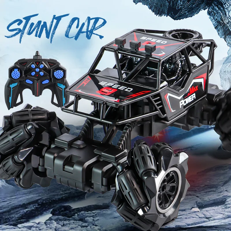 

Радиоуправляемый грузовик EBOYU S611RC, 2,4 ГГц, 4WD, 1:16, с датчиком жестов, дистанционным управлением, вращением на 360 °, Радиоуправляемый монстр-Трак, трюковая машина, игрушки