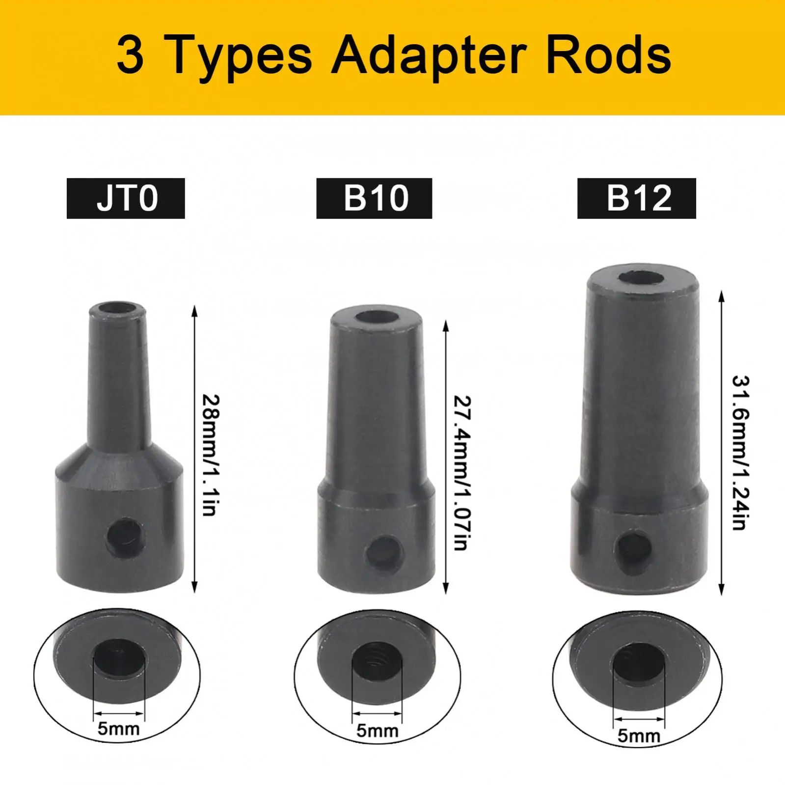 Micro Motor DIY Table Drill Accessory for Small Household Tools with JT0 Adapter Connecting Rod DIY Electric Drill Accessory