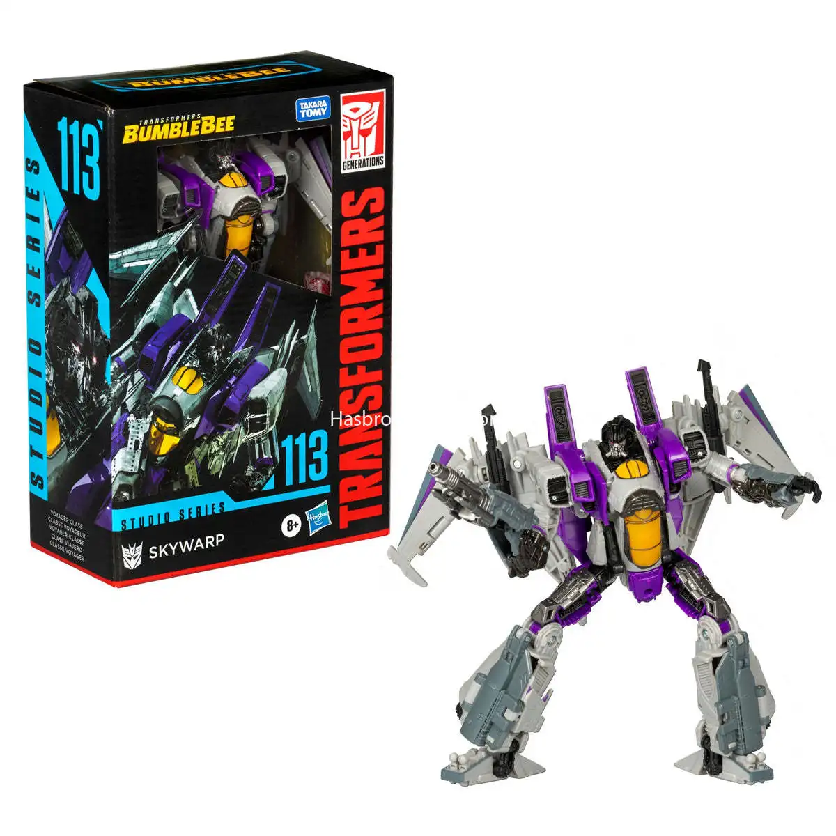 

【Pre-sale August 25th 2024】Hasbro Transformers Studio Series Voyager Transformers: Bumblebee 113 Skywarp F8769