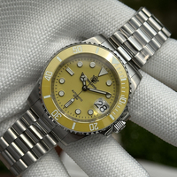 STEELDIVE Men Diver Watch 40.5mm Automatic Mechanical Wristwatch 30Bar Waterproof BGW-9 Luminous Sapphire NH35 Ceramic Bezel