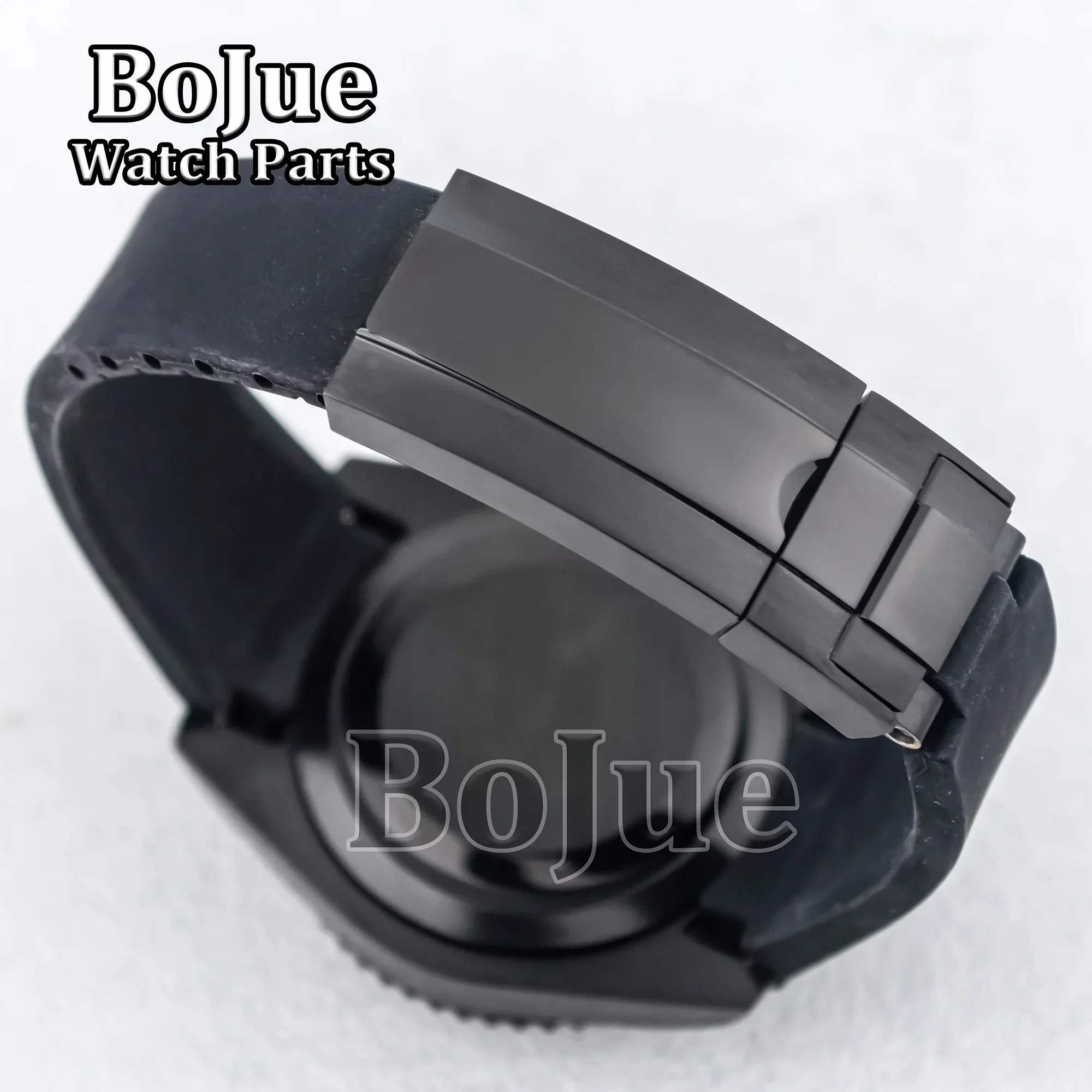 40 مللي متر ساعة رجالية حافظة ساعة بحزام مطاطي سوار معصمه الياقوت الزجاج ل Seiko Nh34 Nh35 Nh36 حركة الطلب وزارة الدفاع يخت ماستر