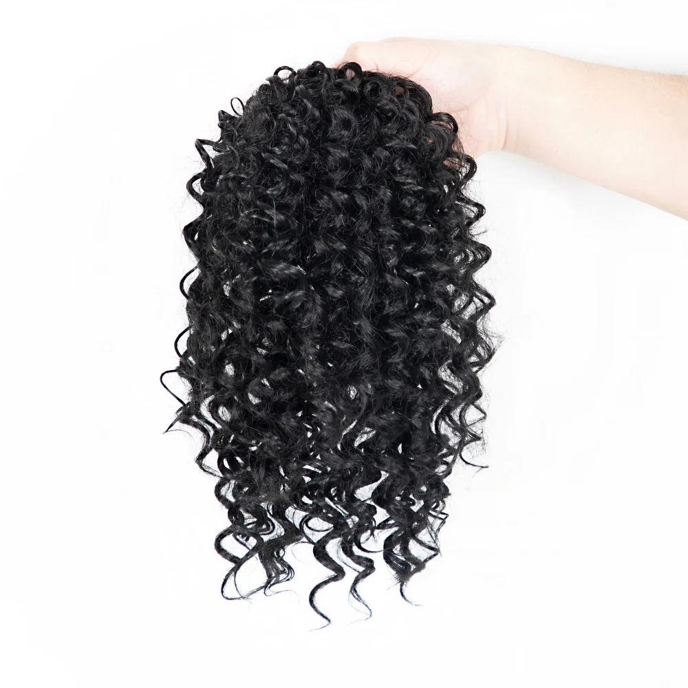 

Short Synthetic Hair Bang for Women Daily Use 6 Inch Synthetic Curly Hair Bang Low Temperature Short Synthetic Fringe with Clips