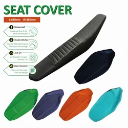 Motorcycle Pro Seat Cover Soft Waterproof Non-slip Ribbed  For SXF EXC KXF CRF YZF WR TC TE SUZUKI Dirt Bike Off-Road Motocross