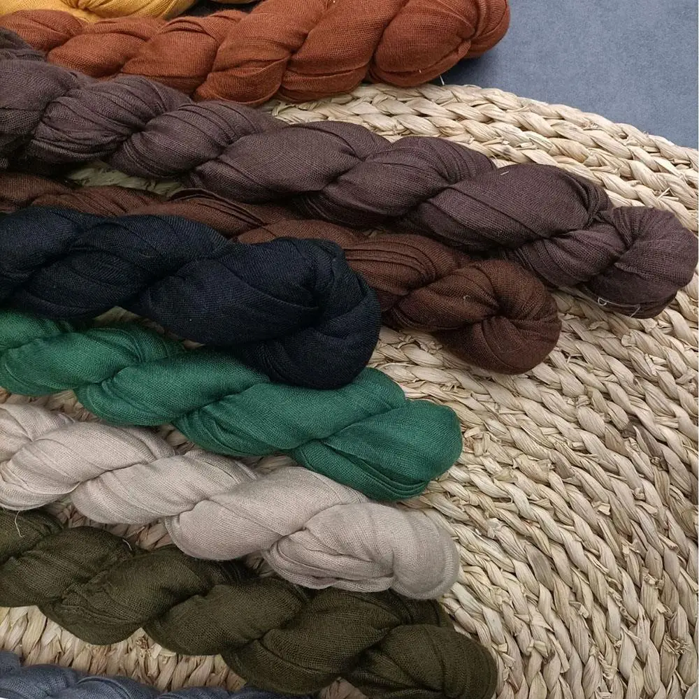 180X90cm القطن القنب التدرج وشاح شال الرجعية الخريف الشتاء الدافئة الرقبة التفاف بلون الاتجاه أضعاف الأوشحة الناعمة وشاح طويل