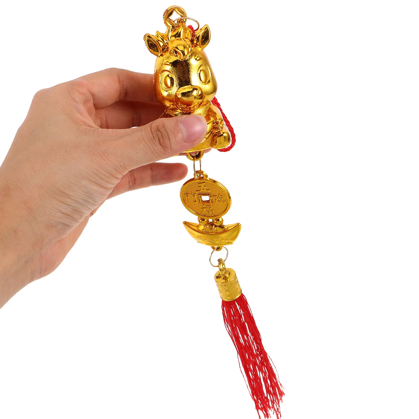 

7Pcs Chinese New Year Horse Pendants Luck Ornaments Home Decor Feng Shui Bonsai Hanging Charms Spring Festival 2026