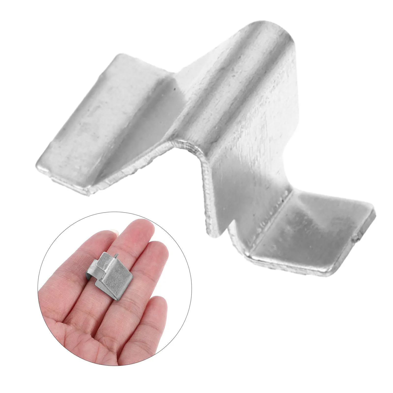 10Pcs Metal Cabinet Shelf Clips 8Mm U Shaped Adjustable Iron Shelf Supports for Office Archive Shelves Stable and Easy