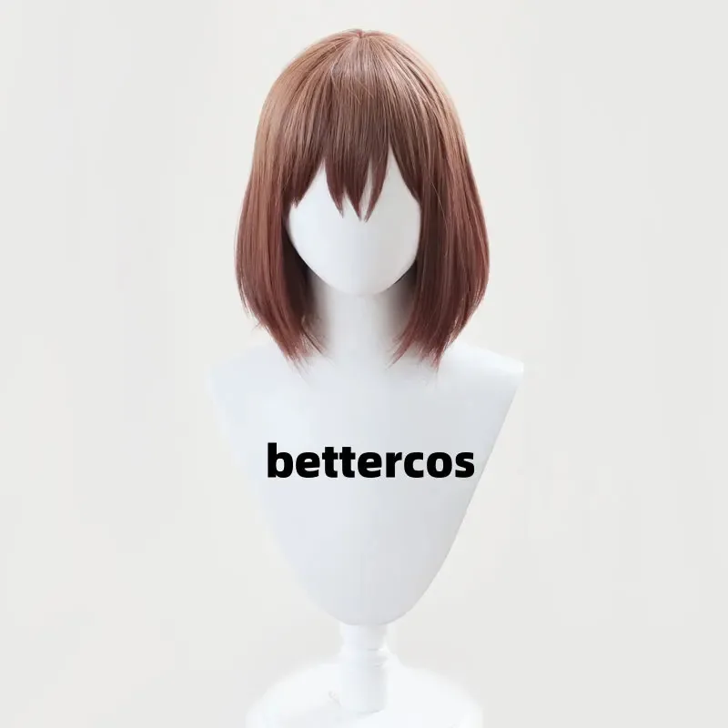 NewAnime My Deer Friend Nokotan Shitantan Noko Cosplay Wig Short Brown Hino Minami High School Heat-resistant Fiber Hair Wig2025