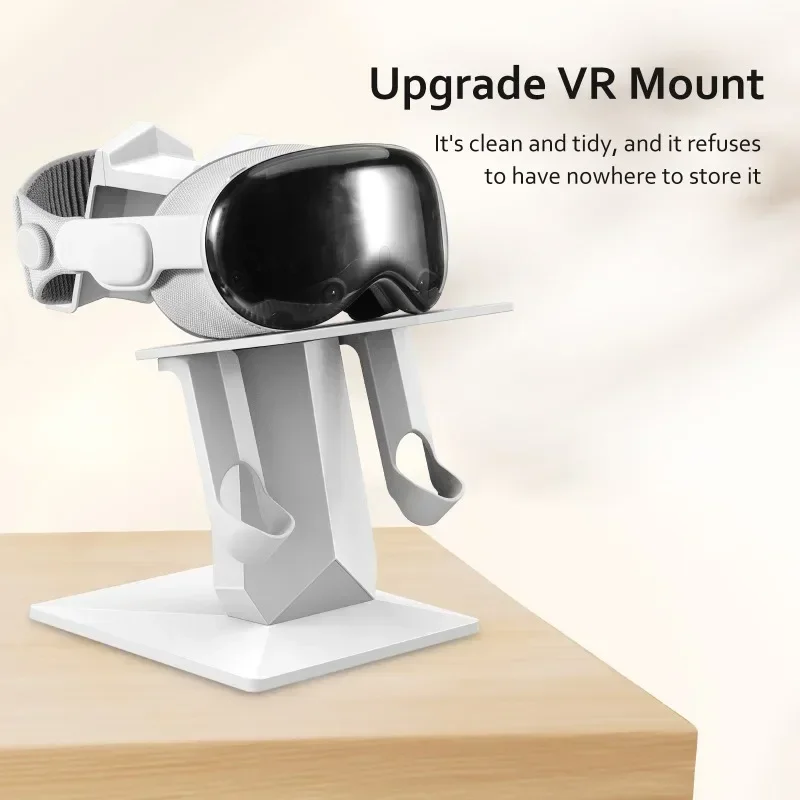 ABS VR Stand Holder Stable Desktop Stable Bracket Compatible Install Easy Vertical Display Dock Station for Vision Pro