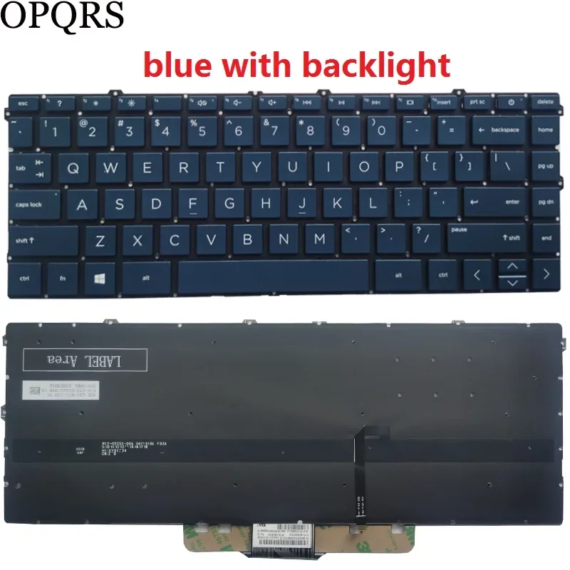 US laptop keyboard For HP TPN-I137 L96526-001 14-DW 14-DW0052TU 14-DW1032TU DW0044TU 14-DV 14-dv0003TX TPN-Q244