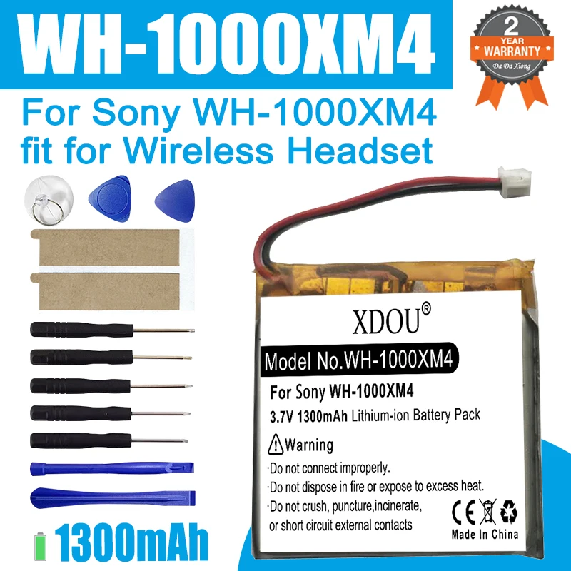 Replacement Wireless Headset Battery For Sony WH-1000XM4 XM4 WH-1000XM3 XM3 WH-1000XM5 XM5 723741 WH-1000XM2 WH1000XM2 - view 4