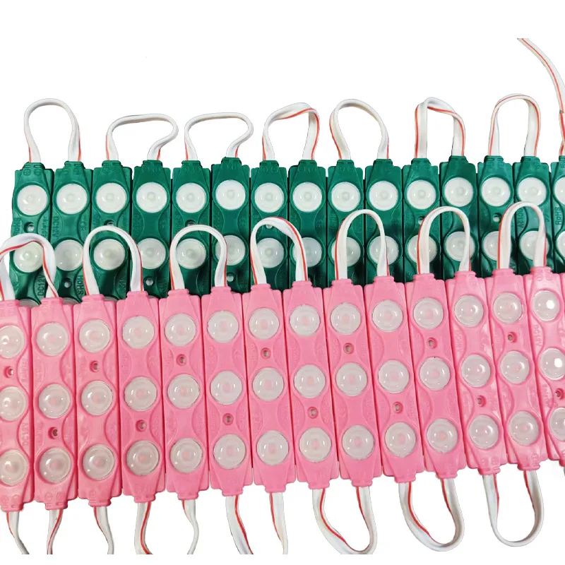 20 piezas 1,5 w módulo LED 82*18mm tamaño grande letra signo Logo señalización cartelera iluminación exterior impermeable rojo verde azul amarillo