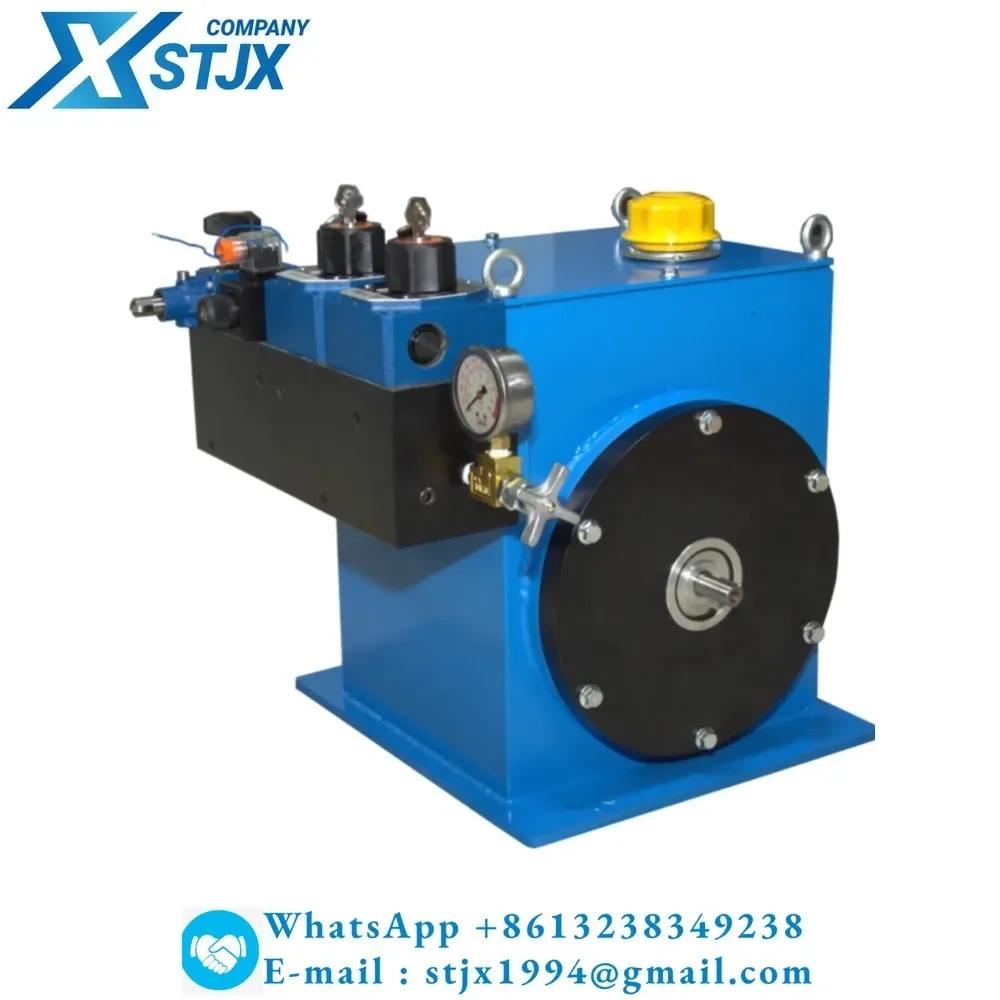 Hydraulic servo pump station small fire curtain damper