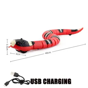 Teaser Cat Snake Electronic, cảm giác thông minh, đồ chơi tương tác, chơi trong nhà, đồ chơi mèo con, mèo có thể sạc lại và mèo con 8 Rắn bán hàng chính cho mèo - № 3