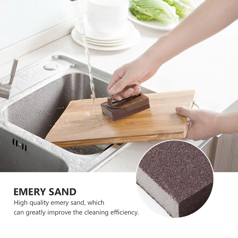 

5Pcs Sponge Erasers Durable Practical Cutting Boards Scissors Pots Tools Cleaning Rust Removal Emery S Improving